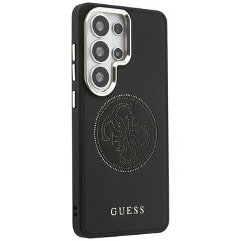Case Guess Perforated Logo MagSafe Защитный чехол для Samsung Galaxy S26 Ultra / чёрный (GUHMS26L5PG4SRGK)