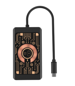 Qualo QTPB5-HUB-18 Hubs 9 in 1 USB-C / 2x USB-A / RJ-45 / VGA / D-Sub / HDMI / 3.5mm Jack (QTPB5-HUB-18)