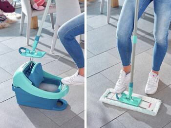 Leifheit Profi XL Micro Duo Швабра Для Мытья Полов 42cm (1055019)