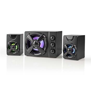 Nedis GSPR31021BK Игровой динамик 2.1 / 33W / LED (GSPR31021BK)