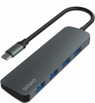 Savio AK-53 USB Hubs 4-Port USB-C 3.1 Gen 1 (AK-54)