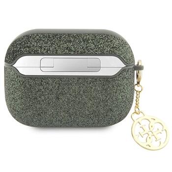 Guess GUAP2GLGSHA Glitter Flake 4G Charm Защитный чехол для AirPods Pro 2 (2022/2023) / хаки (GUAP2GLGSHA)