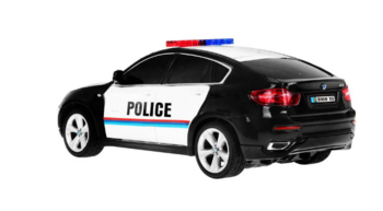 RoGer R/C BMW X6 Policija Rotaļu Mašīna 1:24 (ZRC.866-2404P)