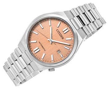 Citizen Tsuyosa Vīriešu Pulkstenis 40mm Salmon Dial Stainless Steel Bracelet (NJ0159-86Z)