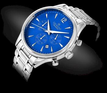 Giewont Chronograph Sapphire Мужские часы GW6310-B3 / серебристо-синий (GW6310-B3)