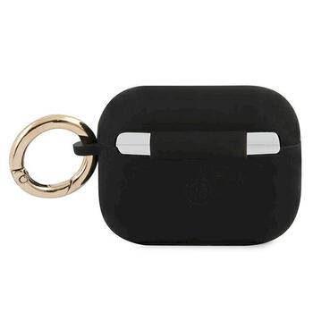 Guess GUAPSSSK AirPods Pro cover Защитный чехол для AirPods Pro Silicone Vintage Script / чёрный (GUAPSSSK)