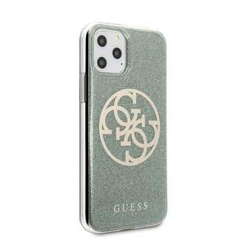 Guess GUHCN58PCUGLKA Hardcase 4G Circle Glitter Защитный чехол для iPhone 11 Pro / хаки (GUHCN58PCUGLKA)