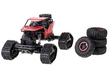 RoGer Rock Crawler 2in1 Автомобиль с радиоуправлением / 2.4Ghz  / 4x4 / 20 km/h / 1:16 / Kрасный (RO-RC-GRR-2IN1-RE)