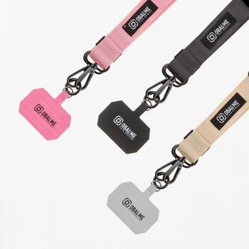 OBAL:ME NeckTag Ribbon Rope Ремешок на шею для телефонов / розовый (57983126810)
