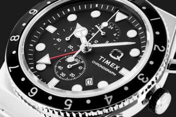 TIMEX Q Timex 3-Time Zone Chronograph TW2V69800 Vīriešu pulkstenis (TW2V69800)