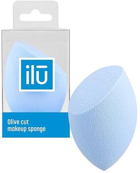 Ilu Olive Cut Makeup Sponge Blue Тональная основа для лица (5903018901121)