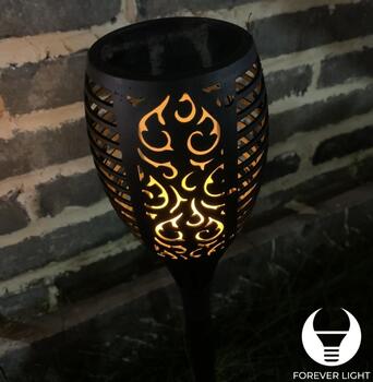 Forever Solar Flame Light Uguns efekts āra apgaismojums ar saules bateriju (RTV100011)