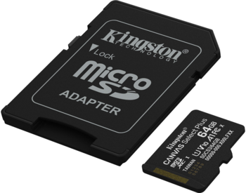 Kingston Micro SDXC UHS-I Карта памяти 64GB (SDCS3/64GB)