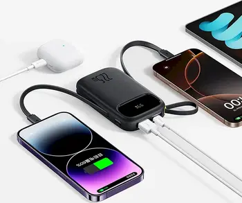 Baseus EnerFill FC31 Портативный аккумулятор 20000 mAh 22.5W USB-C + Lightning / чёрный (6932172691196)