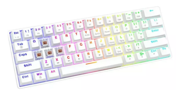Savio WHITEOUT X2 Mehāniskā tastatūra (WHITEOUTX2BROWN)