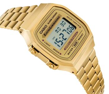 Casio A168 WG Retro Vintage Vīriešu pulkstenis (A168WG-9EF)
