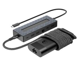 HP Universal USB-C Hub Док-станция USB-C / HDMI / DisplayPort / 2 x USB / RJ-45 / PD 65W (9H0H9AA#ABB)