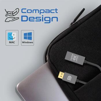 Promate MediaLink-DP Adapter DisplayPort to HDMI 4K@60Hz (MEDIALINKDP)