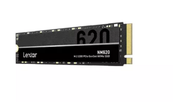 Lexar NM620 2TB M.2 2280 PCI-E x4 Gen3 NVMe SSD Диск (LNM620X002T-RNNNG)