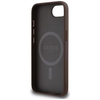Guess PU Leather 4G Colored Ring MagSafe Case Чехол для Apple iPhone 16e (GUHMPSE4G4GFRW)