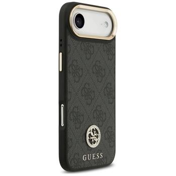 Guess 4G Strass Logo MagSafe Case Aizsargapvalks priekš iPhone Air / melns (GUHMP17MP4GRMDEK)