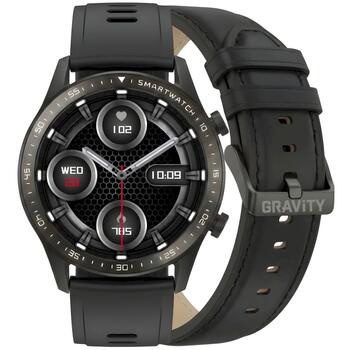 Smartwatch Gravity Умные часы с 2 ремешками GT10-3 / чёрный (GT10-3)