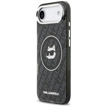 Karl Lagerfeld IML Choupette Head Logo MagSafe Case Защитный чехол для iPhone Air / чёрный (KLHMP17MHMKBCHOK)
