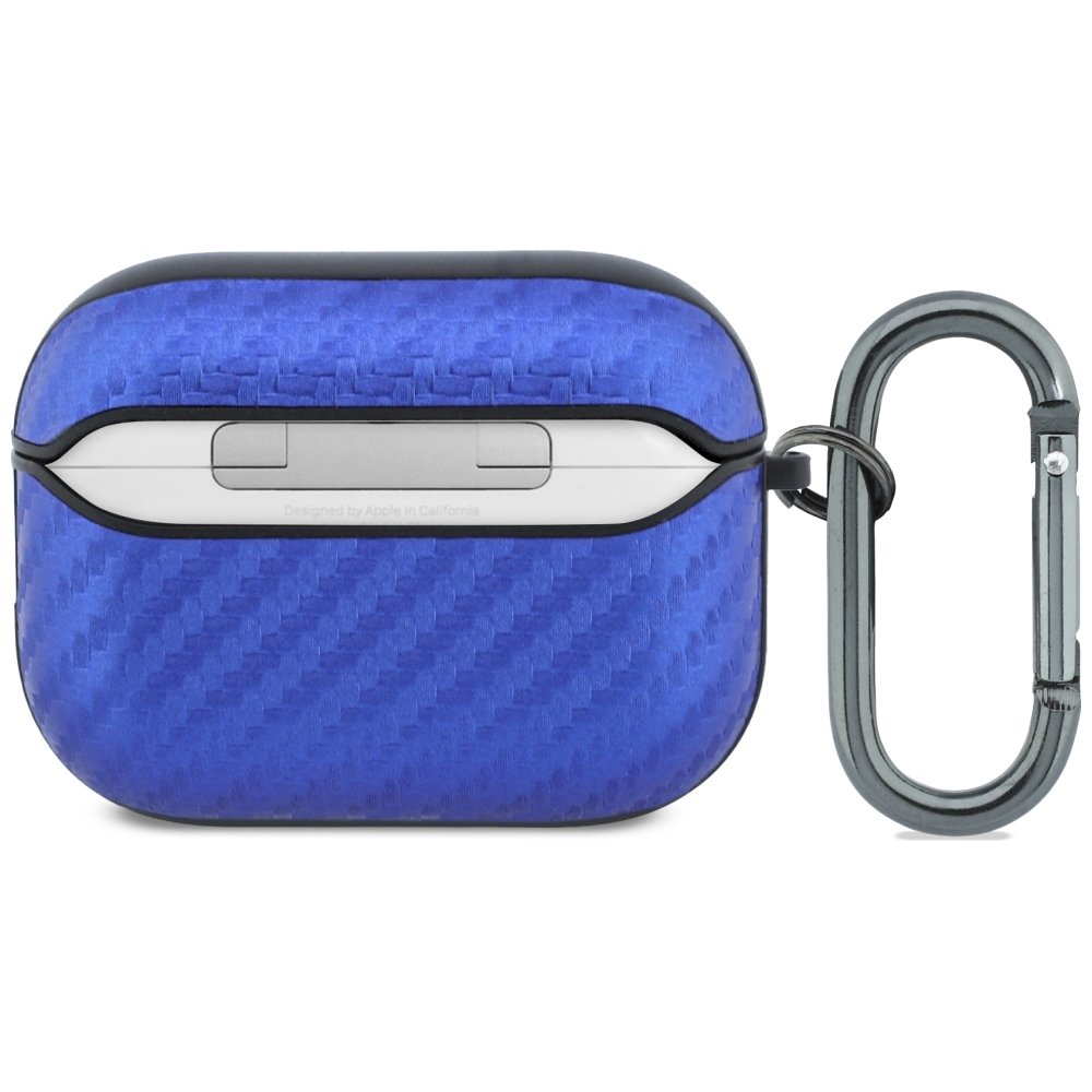 BMW M Carbon Metal Logo Case Защитный чехол для AirPods Pro 3 / светло-голубой (BMAP326PCILB)