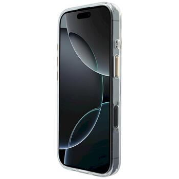 Case Guess IML Gradient Script Metal MagSafe Защитный чехол для iPhone 17 / белый (GUHMP17S5HTGMCSH)