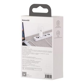Baseus GaN2 Lite PD Зарядное Устройство 65W / 1x USB-C / 1x USB (BRA012286)