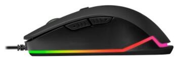 Mars Gaming MM118 Spēļu Pele ar Papildus Pogām / RGB / 400 - 9800 DPI / USB / Melna (MM118)