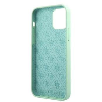 Guess GUHCP12LLSLMGGN Metal Logo Script Защитный чехол для iPhone 12 Pro Max 6,7
