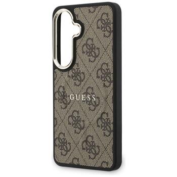 Guess 4G Embossed Ring MagSafe Case Защитный чехол для Samsung Galaxy S26 Plus / коричневый (GUHMS26MP4MSEGCW)