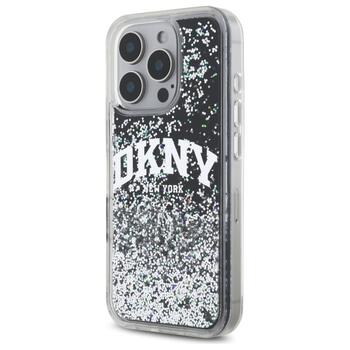 DKNY Liquid Glitter Arch Logo Защитный Чехол для Apple iPhone 16 Pro Max (DKHCP16XLBNAEK)