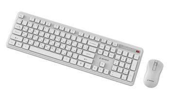 Gembird Slim Pro Business Klaviatūra un pele RU (KBS-WPS-01-W-CYRL)