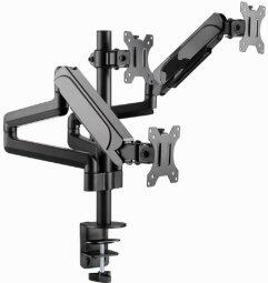 Gembird MA-DA3-01 Mounting Arm Galda Stiprinājums Priekš 3x Monitoriem (MA-DA3-01)