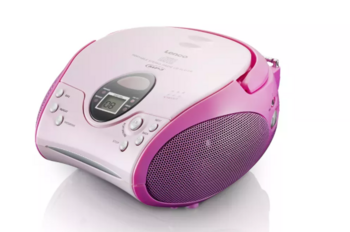 Lenco SCD-24 Digitāla FM Akustiskā sistēma Rozā (SCD24PI)
