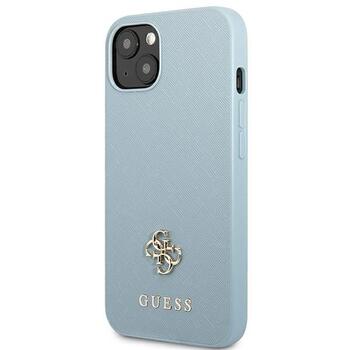 Guess GUHCP13SPS4MB Saffiano 4G Small Metal Logo Защитный чехол для iPhone 13 mini 5,4