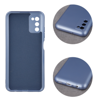 Mocco Metallic Case Защитный Чехол для Samsung Galaxy A25 5G (MC-MTC-SM-A25-BL)