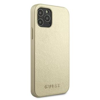 Guess GUHCP12LIGLGO Hardcase Iridescent Aizsargapvalks priekš iPhone 12 Pro Max 6,7