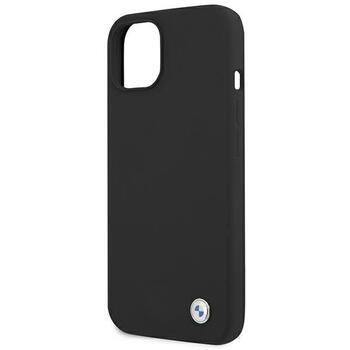 BMW BMHCP13SSILBK Hardcase Silicone Aizmugurējais Silikona Apvalks Telefonam Apple iPhone 13 Mini (BMHCP13SSILBK)
