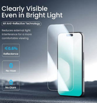 Nillkin Tempered Glass 0.2mm H+ PRO 2.5D (with applicator) Защитное стекло с антибликовым покрытием для Apple iPhone 17 Air (57983127527)