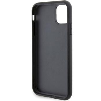 Karl Lagerfeld KLHCN61GSAKCPK Gripstand Saffiano Karl&Choup Aizsargapvalks priekš iPhone 11/Xr 6.1