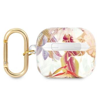 Guess GUA3HHFLU Защитный чехол для AirPods 3 Flower Strap Collection / фиолетовый (GUA3HHFLU)