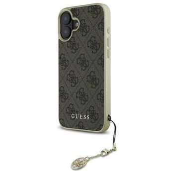 Guess GUHCP16SGF4GBR Hardcase 4G Charms Collection Aizsargapvalks priekš iPhone 16 6.1