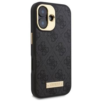 Guess GUHMP16SU4GPRK Hardcase 4G Logo Plate MagSafe Защитный чехол для iPhone 16 6.1