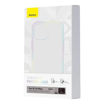 Baseus Crystal Series Case Защитный чехол для iPhone 14 Plus + защитное стекло / прозрачный (ARSJ001102)