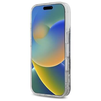 DKNY Liquid Glitter Arch Logo Защитный Чехол для Apple iPhone 16 Pro Max (DKHCP16XLBNAEK)