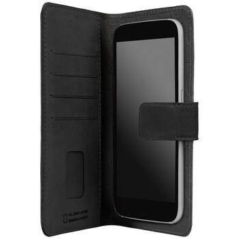 Bugatti L Ādas Apvalks Mobilajam Telefonam Priekš Ierīcēm 5.1-6'' (7.5 х 15.5 cm) Melns (BUG-UNI-BUKL-BK)