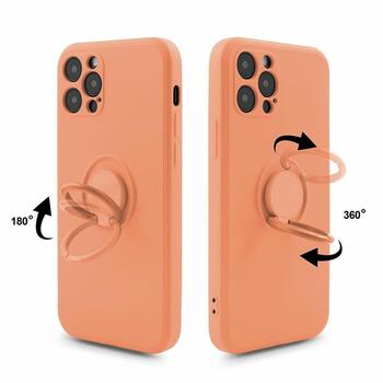 Mocco Pastel Ring Silicone Back Case Силиконовый чехол для Samsung Galaxy S22 Plus 5G Оранжевый (MO-RING-SA-S22PL-OR)